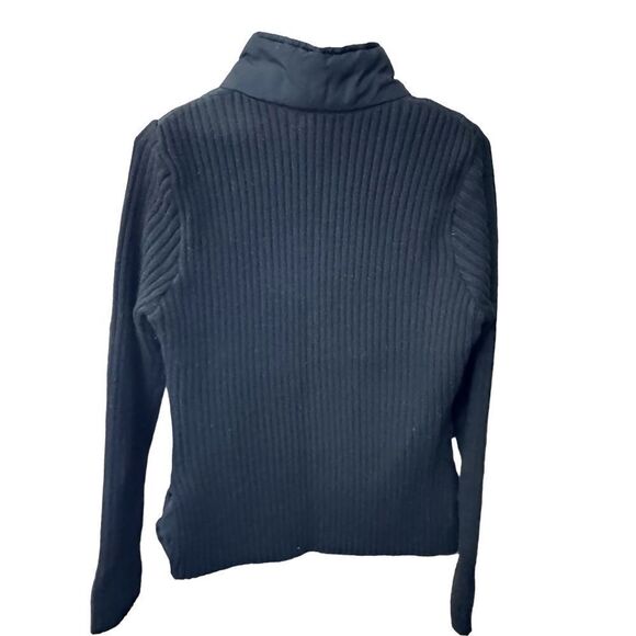 Glimmer JJ Basics Y2K late 90s knitted sweater w/ build in nylon vest GUC - Picture 4 of 7